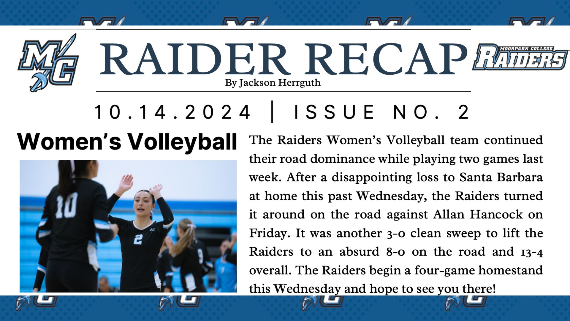 Raider Recap #2 now available to view and download