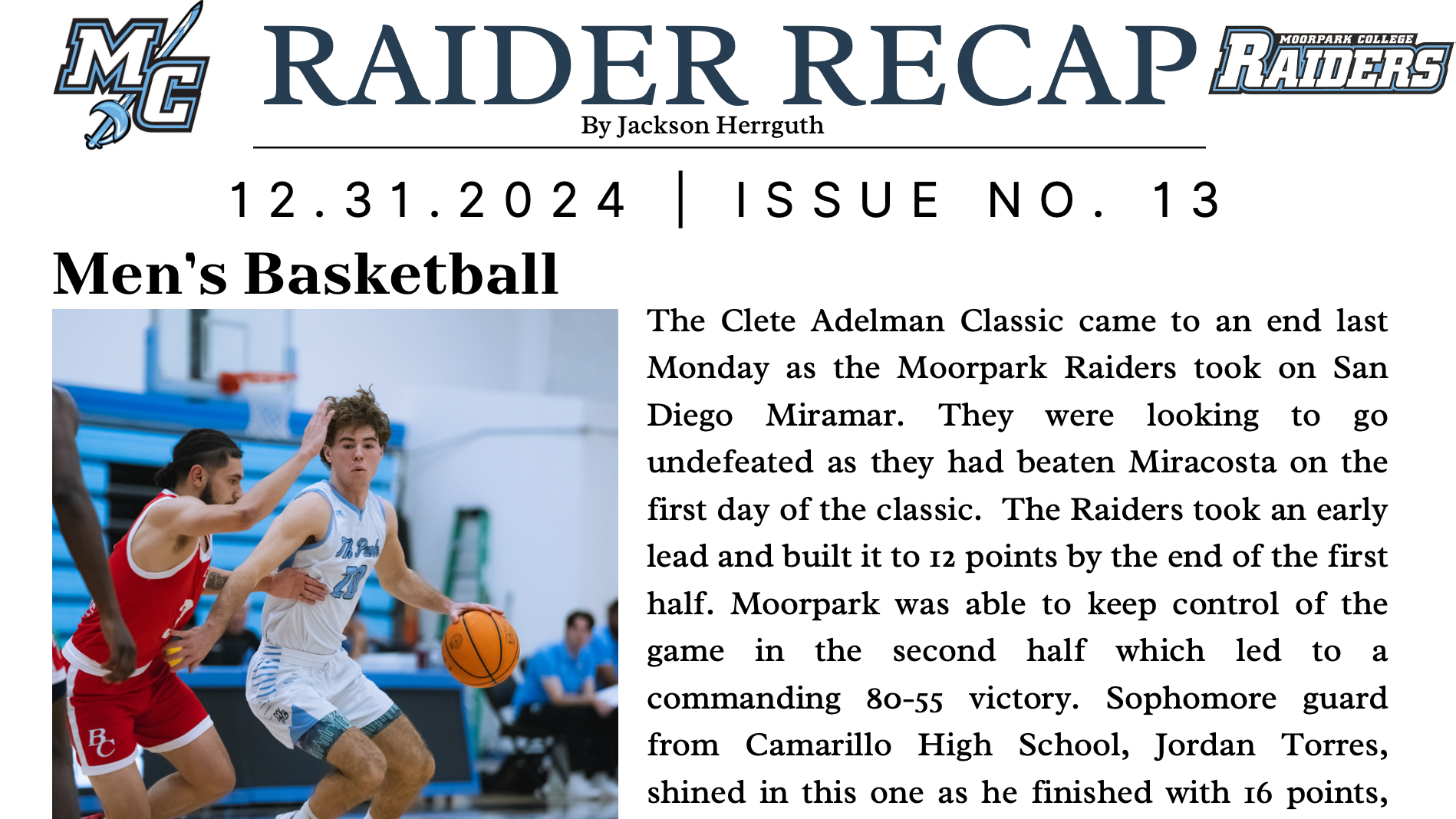 Raider Recap #12 and #13 available to view and download