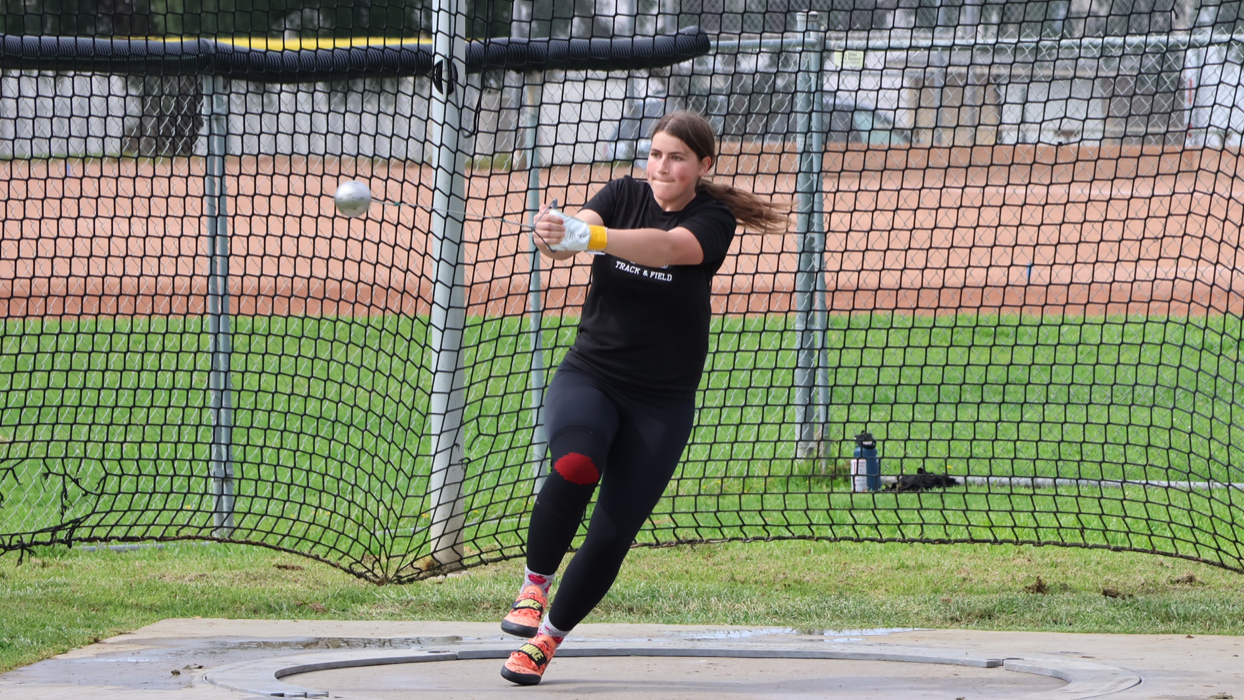 Erin Watson improved over 15' in the Hammer